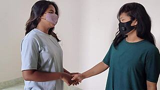 Desi Lesbian Bhabhi Enjoys Romantic Bedroom Chudai