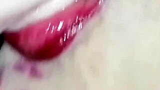 i can't resist stepmom's super wet pussy in red lipstick