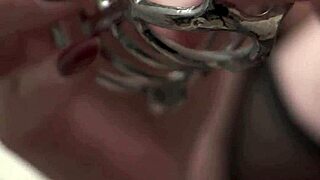 mistress locks birthday boy in chastity joi