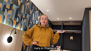 Stepmom grinds stepson tight pussy creampie bed