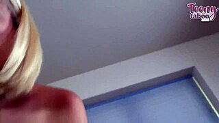 Blonde Lilith Grace Deepthroats Boss Seth Brogan Creampie!