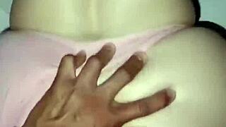 Big Ass Stepmom Sucks Cock Then Takes Anal with Ripped Clothes Dripping Wet Pussy