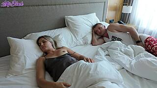 imagine sharing that hotel bed with stepmom while she moans and rides you cowgirl style