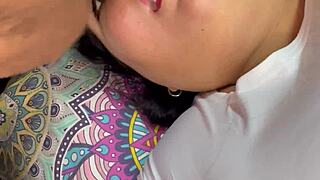 Curvy Latina BBW Milf Bent Over for Big Cock Anal Creampie and Deepthroat Doggystyle