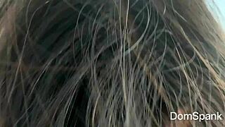 asian milf spanked till ass pounds and pussy squirts