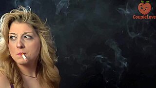 smoking hot milf worships huge cock during her break 😩💨🍆💦