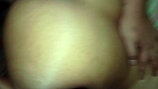 Neighbor's wife takes anal creampie bent over