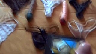 stepmom's panties soaked in stepson's thick milk loads every time??