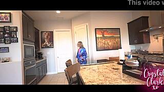 stepmom sneaks in for secret relief after tough day