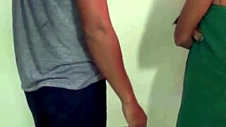 Real homemade Mexican couple fucks with moans and tits