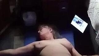 sexy bbw flows through naked yoga into explosive self-pleasure climax