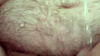 rusty, why's your small mature cock pissing for horny neighbors to watch?