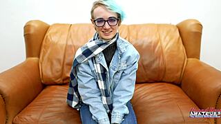 Slim Blonde Coed Raven Deepthroats Toys Squirts