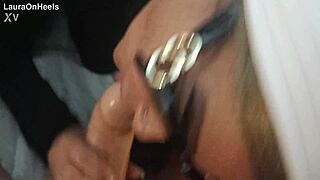 Milf In Sunglasses Gives Insane POV Blowjob Cumshot!