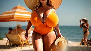 Thick BBW Mom's Massive Bouncing Tits Jiggle