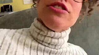 Stepmom rewards your hard work with her pantyhose pussy ride