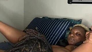 BLONDE BBW MILF SLUT LICKS FAT TITS BEFORE CREAMPIE FEAST