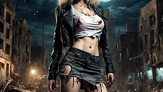 Sandys Puttana Da Paura PMV Milf Cosplay Horror Parody