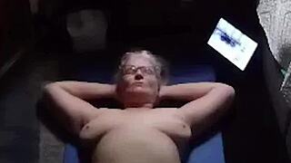 sexy bbw flows through naked yoga into explosive self-pleasure climax