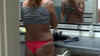 wanna see my big tits flash at beach then home for stepson jerk?