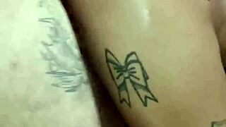 wanna suck lick fuck this skinny tattooed couple outdoors?