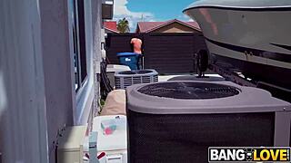 blondie bombshell milf creams on interracial cock in hardcore ride