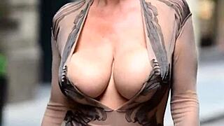 Busty MILFs Massive Natural Tits Nipple Slips Outdoor Voyeur Compilation 3