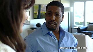 teen milf duo share craving for thick black cocks in group fun