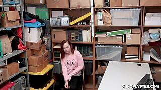 lp officer balls deep in april reid redhead pussy cowgirl fingering