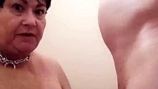 french maid marie chained outdoors then slapped spit on at home like a total slut