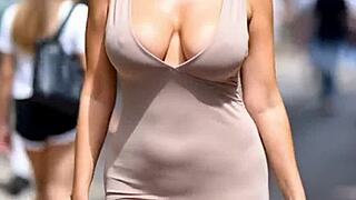 Busty MILFs Massive Natural Tits Nipple Slips Outdoor Voyeur Compilation 3