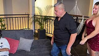 colombian stepmom begs creampie pregnancy from stepson cuckolding dad