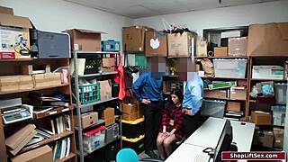 small tits brunette feels punished dominated by two cocks