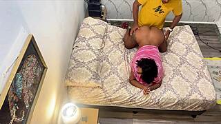 Petite Stepmom Busted on Hidden Cam Riding Stepson Cock!