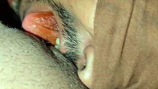 Girlfriend's Late Night Natural Tits Fuck! Hubby Watches Close!