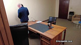 ever wonder how that slutty big tit milf teacher takes monster cock at work?