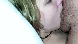 Amateur Blonde Wife's Passionate Deepthroat Suck Ends in Facial Cumshot Bliss