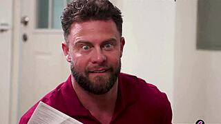 busty milf teacher caught groping pussy by stepdad while licking!!