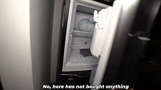 stepson catches stepmom shaking ass flirting dirty on phone