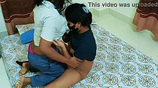 beautiful desi lesbians play with big dildo in part one