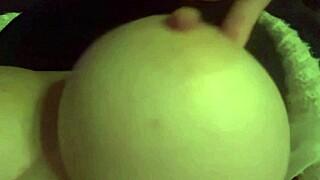 Horny Italian milf Artemisia bounces juicy natural tits slowly