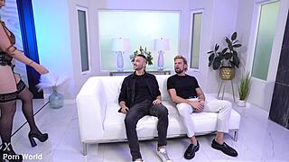 lauren phillips redhead milf craves intense dp threesome with monster cocks