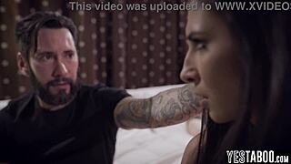 PERVERY OLD HUSBAND FUCKS PETITE ITALIAN HOOKER WHILE HORNY WIFE WATCHES CLOSE