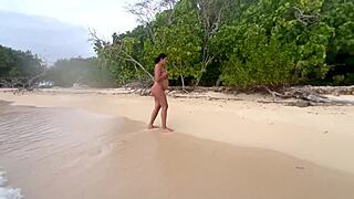 my nudist beach romp with melani latina