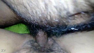 Peruvian 45-year-old mature masturbates pussy for red-spot cock rub