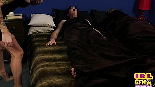 tattooed cfnm milf dress heels blows jerks hubby