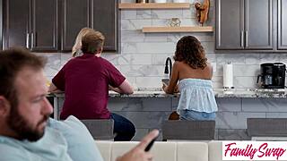 Alexis Malone Isabella Jules swapmom wrestling foursome creampie