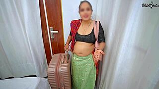 stepmom sneaks stepson into bed for tight pussy fuck when stepdad fails her in hindi moans