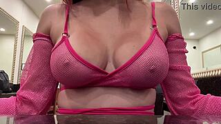 artemisia love horny italian milf slow mo big natural tits bounce solo