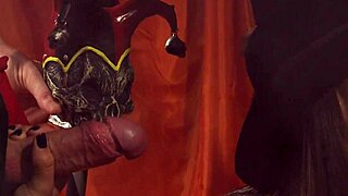 Take it deeper, brunette milf Valery Summer moans as two masked men pound her hard